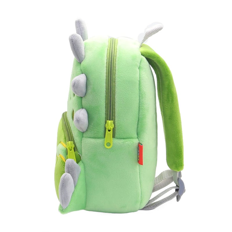 NICE CHOICE Cute Toddler Backpack Toddler Bag Plush Animal Cartoon Mini Travel Bag for Baby Girl Boy 2-6 Years(Cute Dinosaur) - Image 2